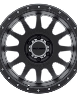 MR605 NV 20x9 -12mm Offset 6x135 87mm CB Matte Black Wheel