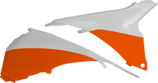 Air Box Covers - White/Orange