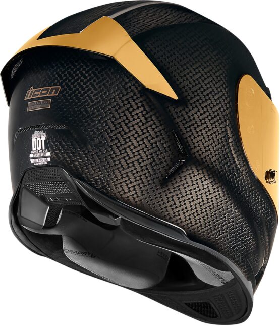 Airframe Pro Full Face Helmet Black/Gold Small - Image 3