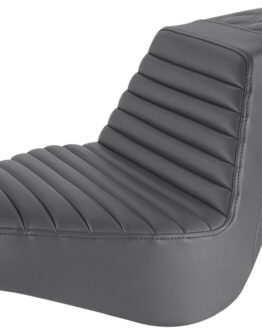Step-Up Lattice Stitched 2-Up Seat Black Gel