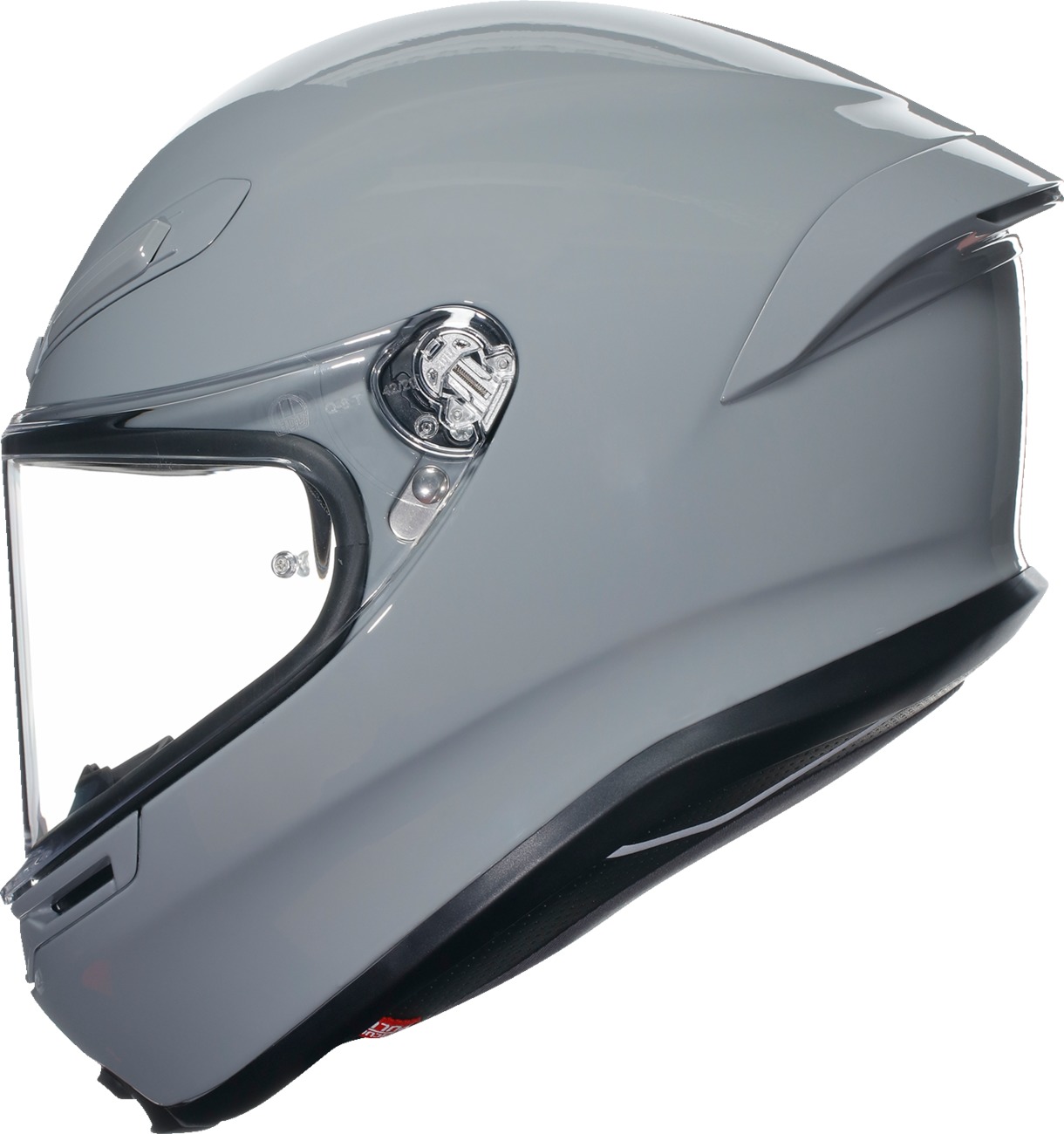 AGV K6 S Solid Full Face Helmet Gloss Nardo Gray Large - Image 3