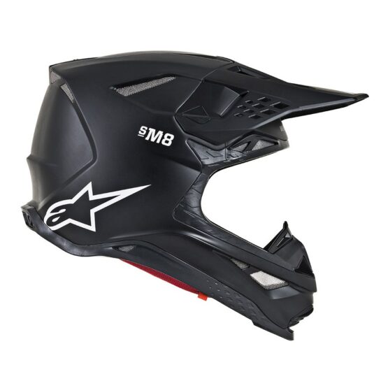 Supertech S-M8 Solid Helmet Matte Black Small - Image 5