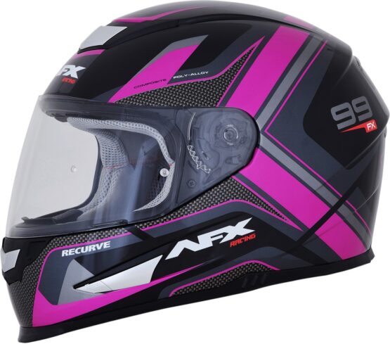 FX-99 Full Face Street Helmet Pink Small - Image 5