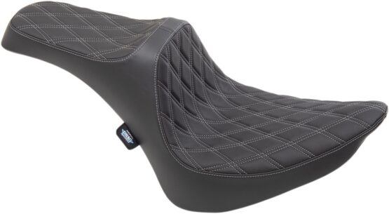 Predator Double Diamond Vinyl 2-Up Seat Black/Silver