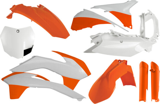 Full Plastic Kit - Orange/White