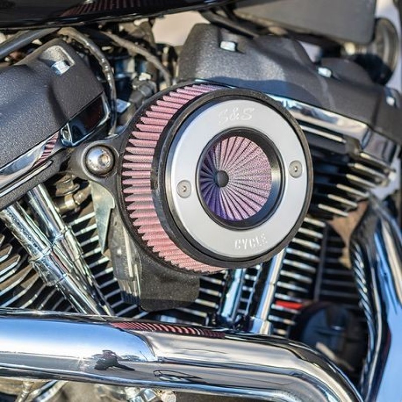 S&S Air Stinger Stealth Air Cleaner Kit Chrome For Harley M8 Models - Image 3