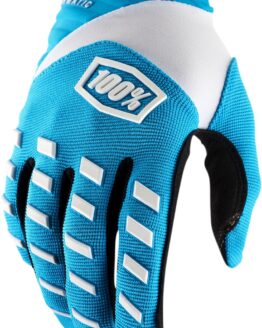 100% Men's Airmatic Gloves Blue XL for Off-Road, ATV, Motocross