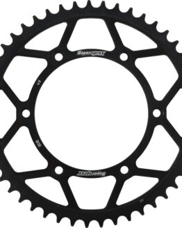 Supersprox Rear Steel Sprocket 49T Black Fits 80-16 Kawasaki Suzuki