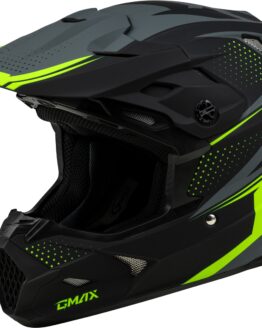 GMAX MX-96 502 Helmet Matte Grey/Hi-Viz Medium