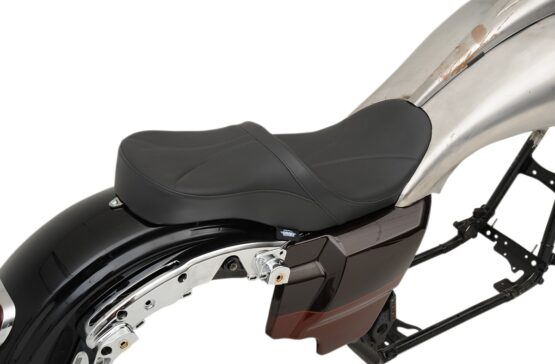 Low-Profile Stitched Leather 2-Up Seat - Image 4