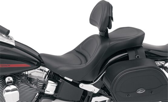 Explorer Stitched 2-Up Seat Black Gel w/Backrest