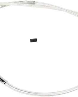 Barnett High-Efficiency Black Vinyl Clutch Cable +3in For Dyna Wide Glide/Street Bob