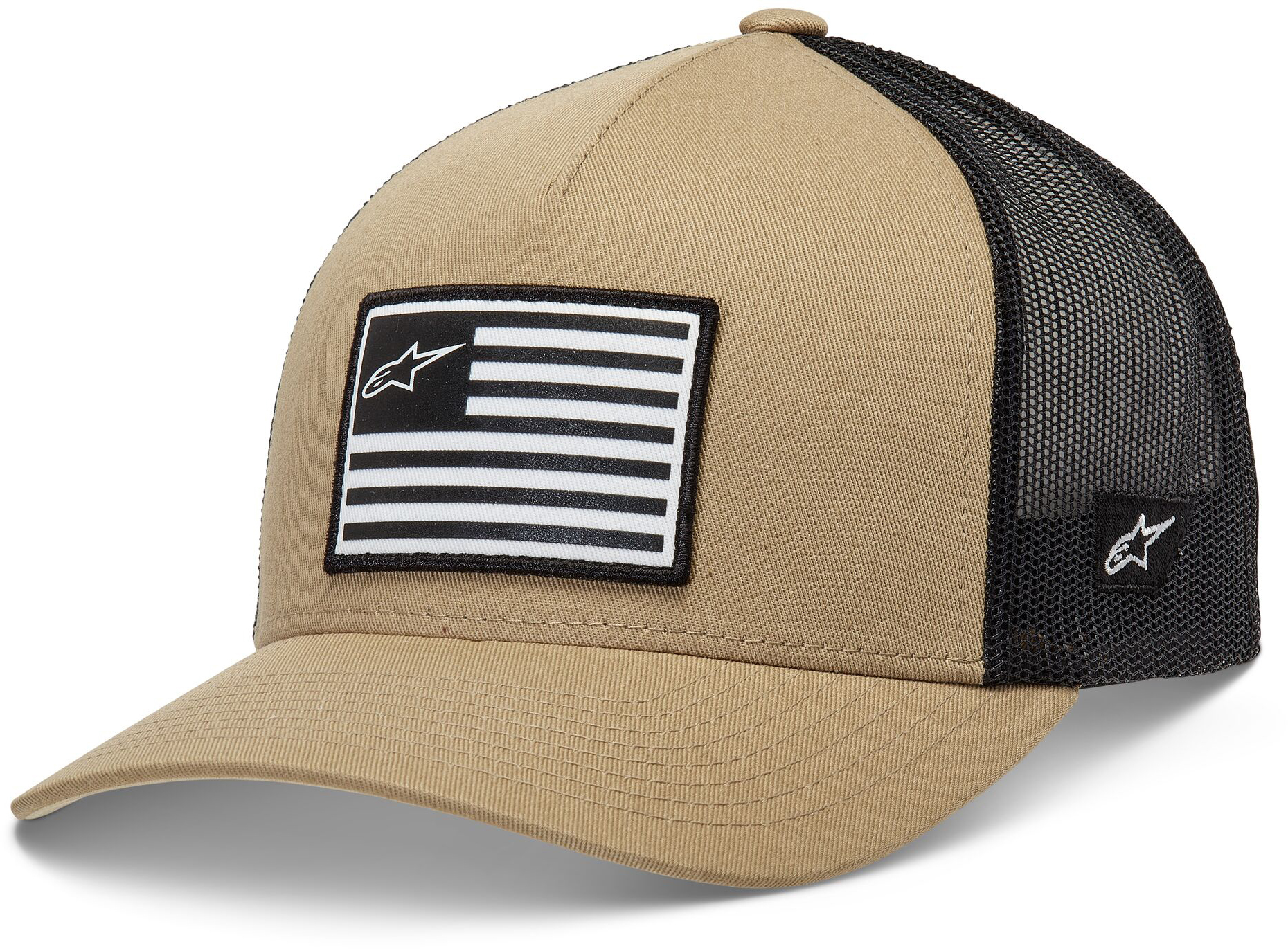 Alpinestars Flag Snapback Hat Sand/Black One Size - Image 5