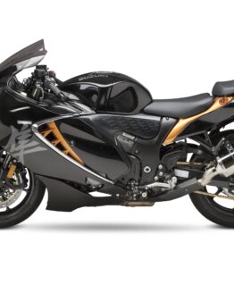 Yoshimura R-77 Slip-On Exhaust SS/CF For Suzuki Hayabusa 2022-2023