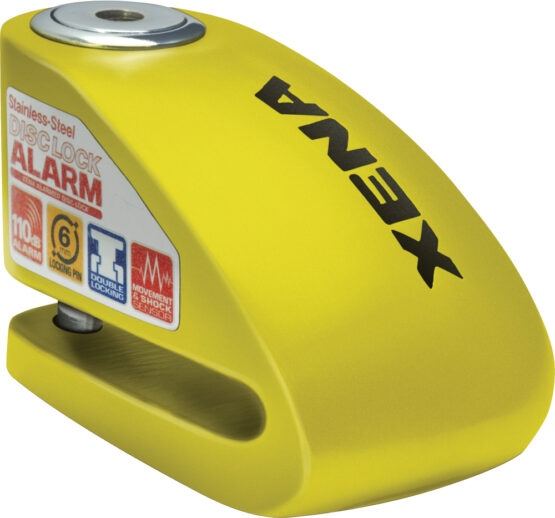 XX6 Alarm Disc Lock 3.3" X 2.3" Yellow