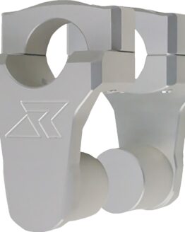 ROX Speed FX 2.4in Pivoting Bar Risers Silver For BMW R1300GS/Adventure