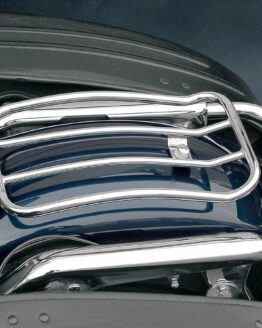 Motherwell Solo Luggage Rack Chrome 7" Fits Road King