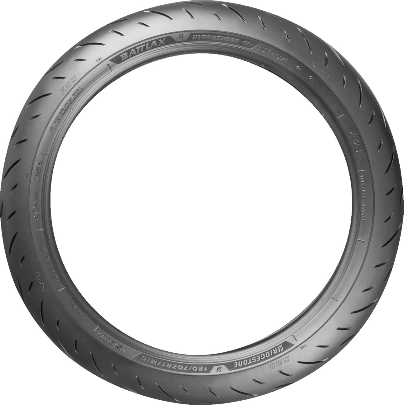Bridgestone Battlax Hypersport S23F Front Tire 120/70ZR17 58W - Image 3