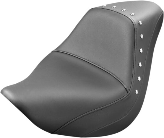 Renegade Deluxe Studded Solo Seat Black Gel Low - Image 2