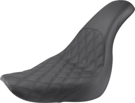 Profiler Lattice Stitched 2-Up Seat - Black