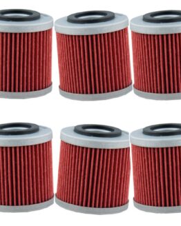 HiFloFiltro HF154 Oil Filter 6-Pack Fits 98-08 Husqvarna SMR TC TE