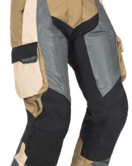 Men's Ridgecrest Hi-Flow Mesh Adventure Touring Pants - X-Large Sand & Gray