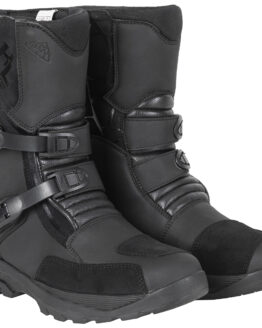 Black Trailblazer Adventure Motorcycle Boot Size 14