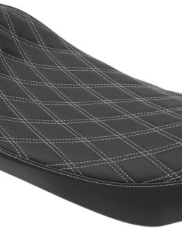 Double Diamond Silver Stitch Low-Profile Seat
