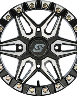 Sedona Split 6 Beadlock Wheel 15x6 4/137 +38mm Black Machined