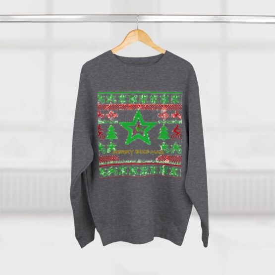 Festive Unisex Crewneck Sweatshirt - Bad Christmas Sweater - Image 12