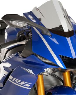 PUIG Z-Racing Windscreen Smoke For Yamaha YZF-R7 2022-2025, YZF-R6