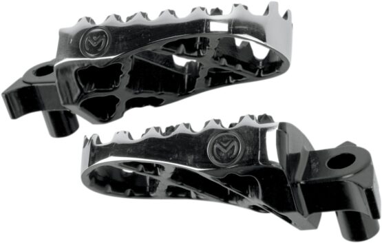 Black/Silver Hybrid Footpegs