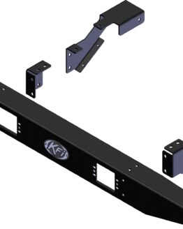 KFI Rear Formed Bumper Black for Polaris Ranger Midsize