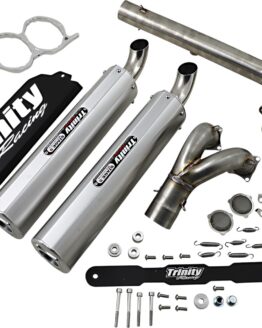 Dual Brushed Aluminum Full Exhaust