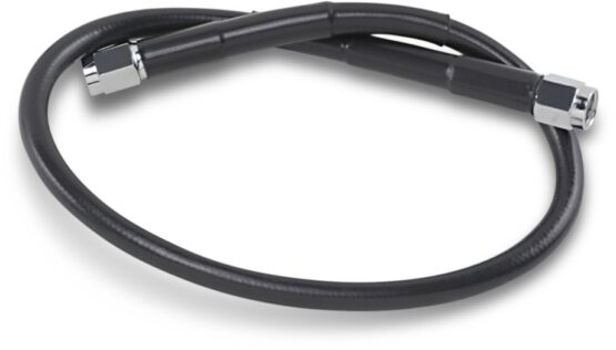 Black 19" Brake Line - DOT -3 AN Universal