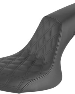 Profiler Lattice Stitched 2-Up Seat - Black