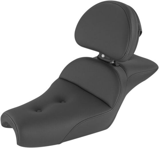 Explorer Stitched 2-Up Seat Black Gel w/Backrest