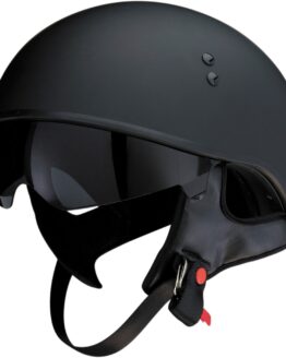 Vagrant Solid Street Half Helmet Matte Black Small