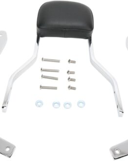 Short Square 14" Sissy Bar Chrome