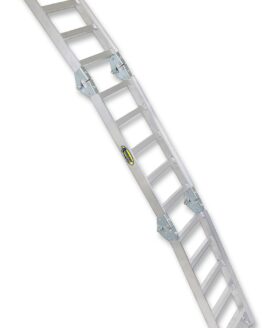 Aluminum 6 Foot Tri-Fold Loading Ramp - 500lb Capacity, 11" Wide