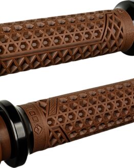 ODI Vans Signature Lock-On Grips 1in Brown/Black For Harley-Davidson
