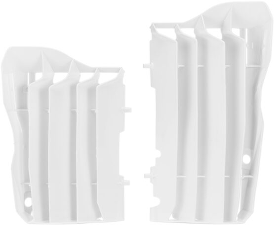 White Radiator Louvers