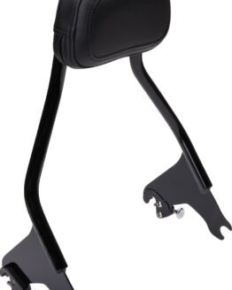 Cobra Detachable Short Backrest Black Fits FLH/FLT 1997-2008