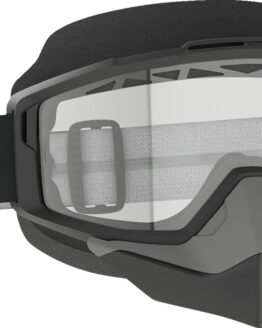 Scott Split OTG Snow Cross Goggles Black/White Clear Lens