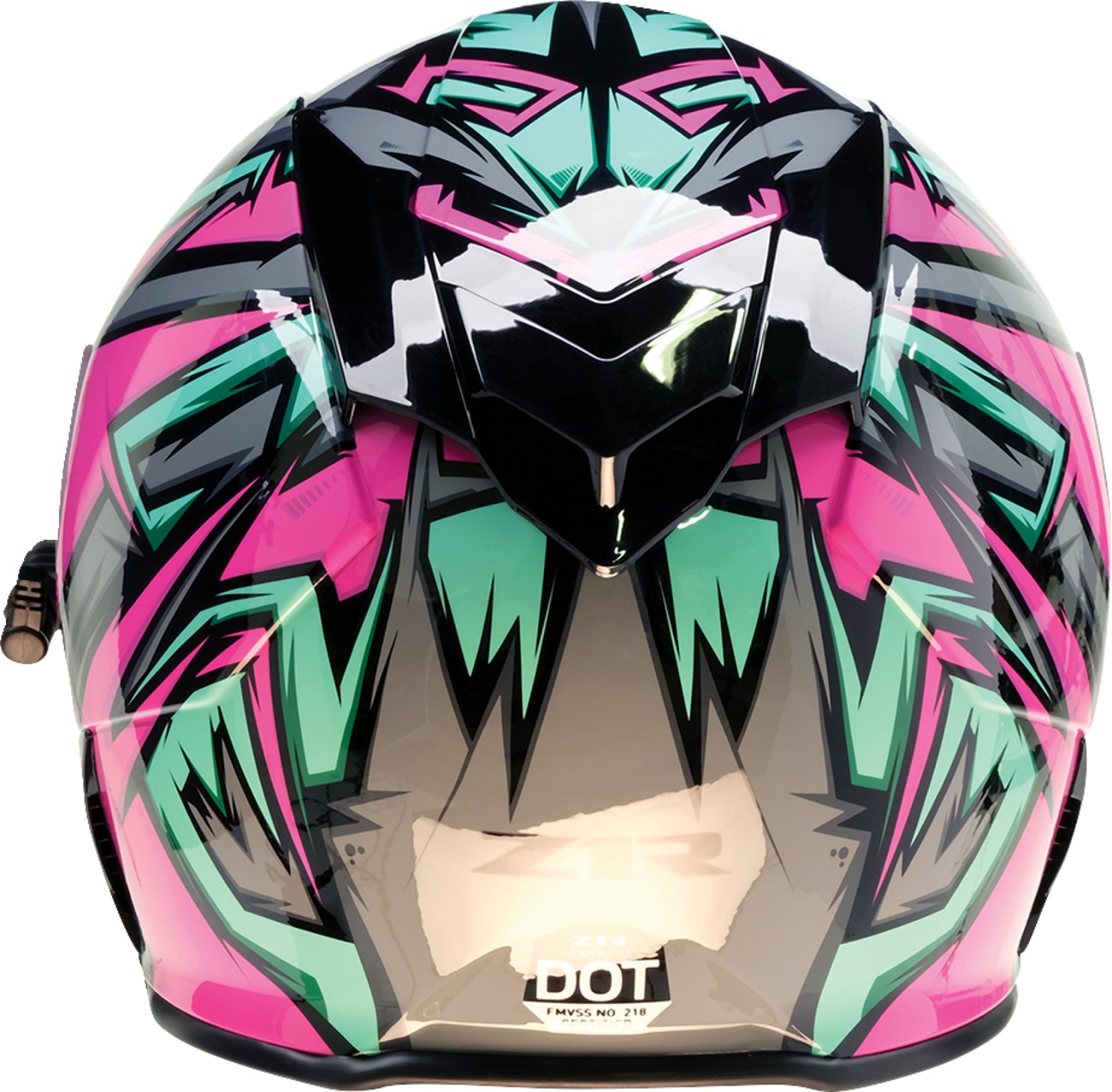 Z1R Warrant Neuron Snow Electric Helmet XS Gray/Pink/Teal - Image 3