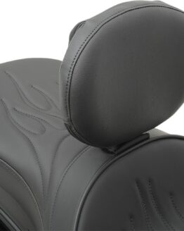 Z1R EZ Glide II Large Vinyl Backrest Black For Honda VT1300, Kawasaki VN900