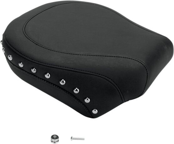 Wide Studded Vinyl Pillion Pad