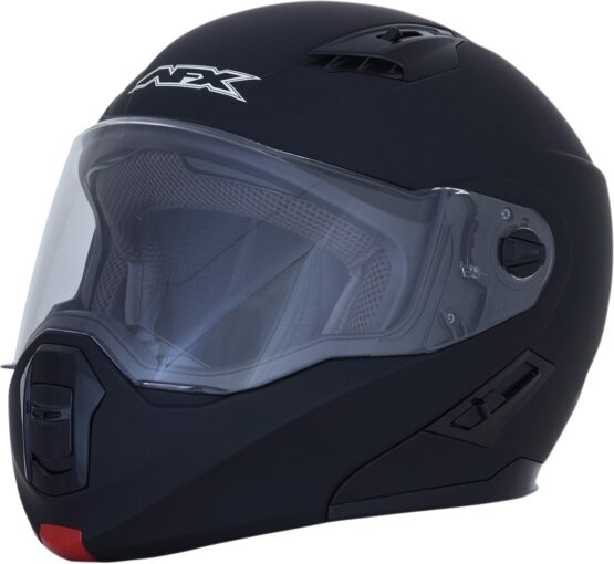 FX-111 Modular Street Helmet Matte Black Medium - Image 6