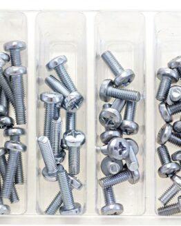 Bolt M6 Pan Head Screw Assortment - Silver