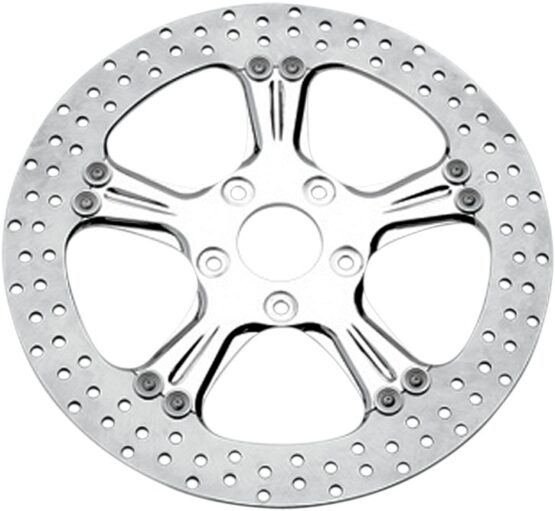 Wrath Floating Front Left Brake Rotor 292mm Chrome